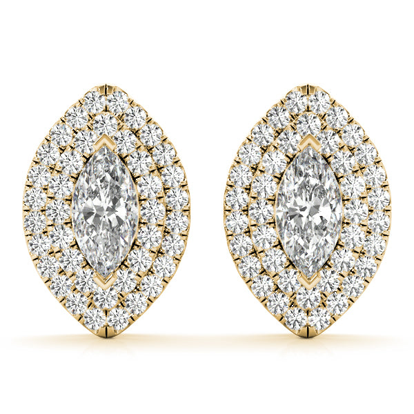 Arkley Double Halo Marquise Earrings | Southern Star Diamonds