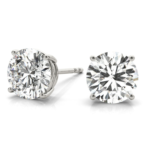 1.25ct Standard 4 Prong Wire Earrings