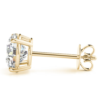 1.25ct Standard 4 Prong Wire Earrings