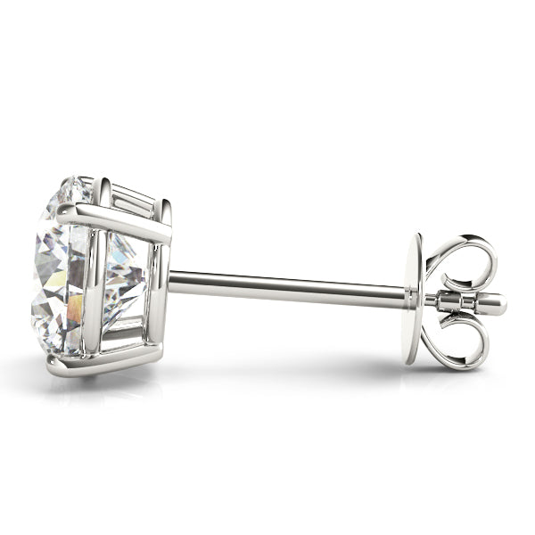 1.25ct Standard 4 Prong Wire Earrings