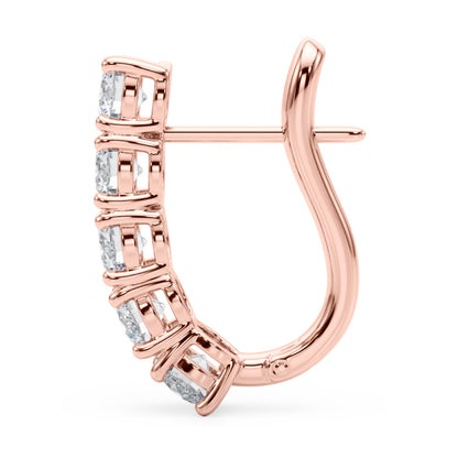 Earrings With Omega Backs