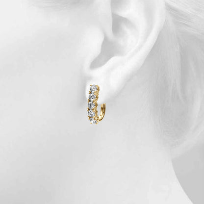 Earrings With Omega Backs