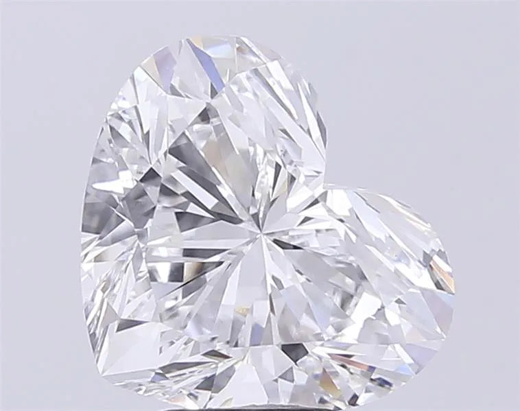 5.30ct Heart Lab Grown Diamond (Colour E, Clarity VVS2, IGI Certified)