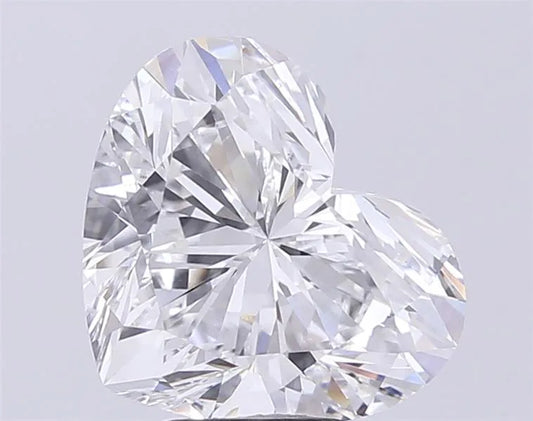 5.30ct Heart Lab Grown Diamond (Colour E, Clarity VVS2, IGI Certified)