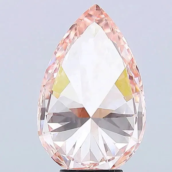 5.83ct Pear Lab Grown Diamond (Colour Fancy Vivid Pink, Clarity VS1, IGI Certified)
