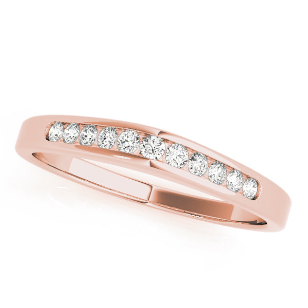 Frangipani Channel Set Wedding Band, product view 2 | Southern Star Diamonds