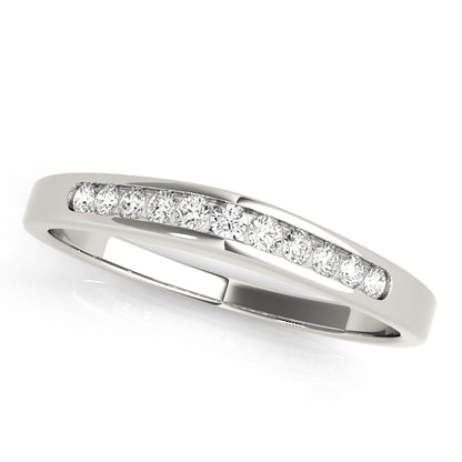 Frangipani Channel Set Wedding Band, product view 3 | Southern Star Diamonds