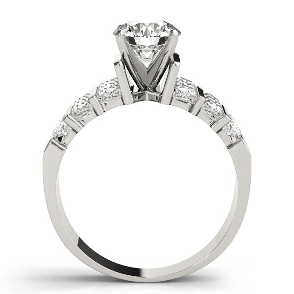 Fingerlime Multirow Engagement Ring - Side
