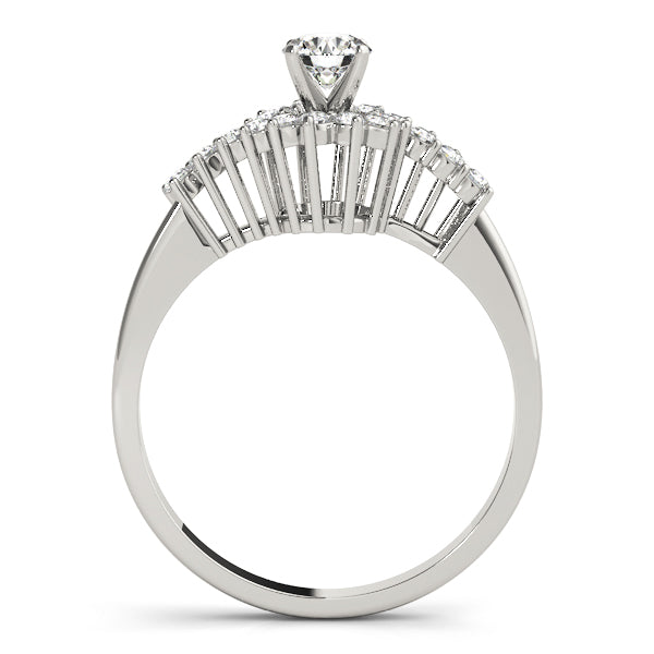 Themeda Unique Engagement Ring - Side