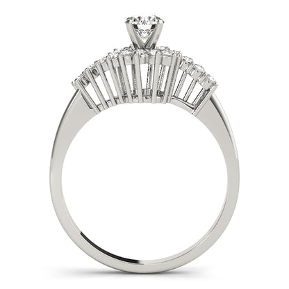 Themeda Unique Engagement Ring - Side