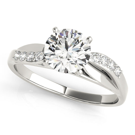 Pultenaea Unique Engagement Ring - Front
