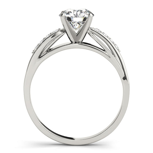 Pultenaea Unique Engagement Ring - Side