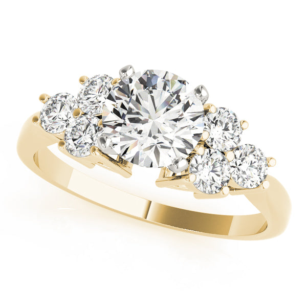 Engagement Rings Cluster Sides