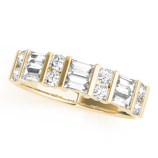 Wedding Bands Fancy Shape Baguette