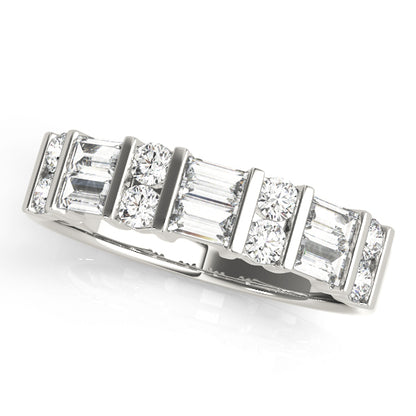 Wedding Bands Fancy Shape Baguette
