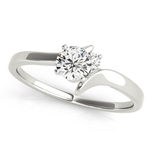 Oxylobium Unique Engagement Ring - Front