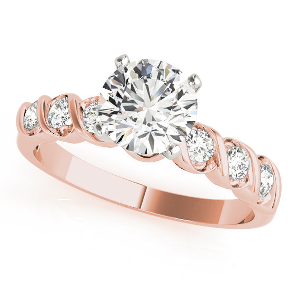 Burchardia Pave Engagement Ring