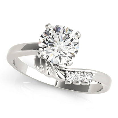 Macrozamia Unique Engagement Ring - Front