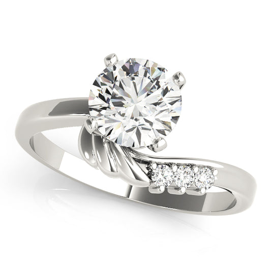 Macrozamia Unique Engagement Ring - Front