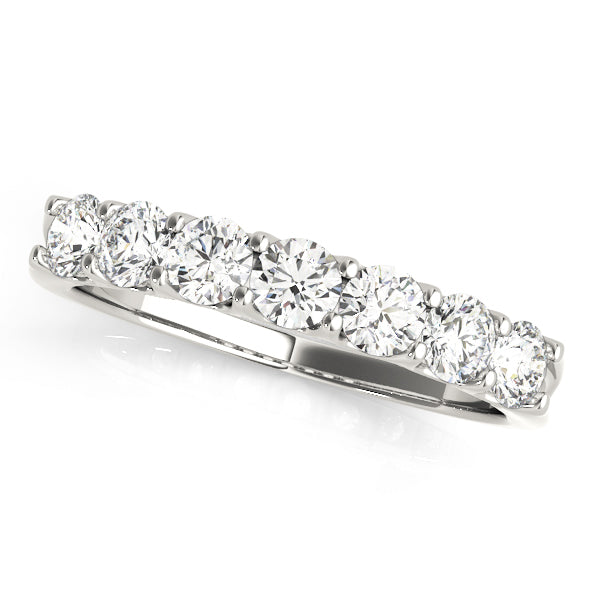 Magnolia Prong Set Wedding Band, product view 3 | Southern Star Diamonds
