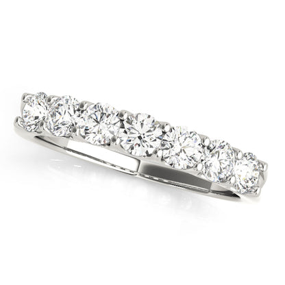 Magnolia Prong Set Wedding Band, product view 3 | Southern Star Diamonds