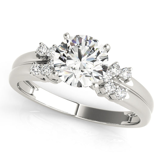 Leptospermum Engagement Engagement Ring - Front