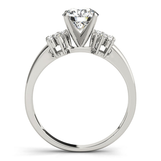 Leptospermum Engagement Engagement Ring - Side