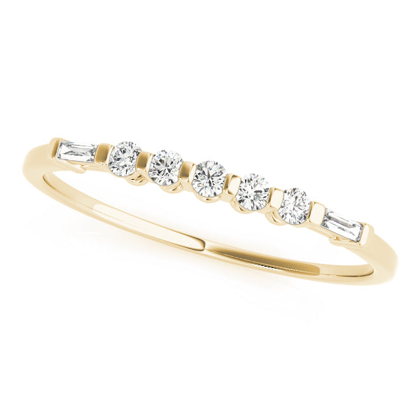 Wedding Bands Fancy Shape Baguette
