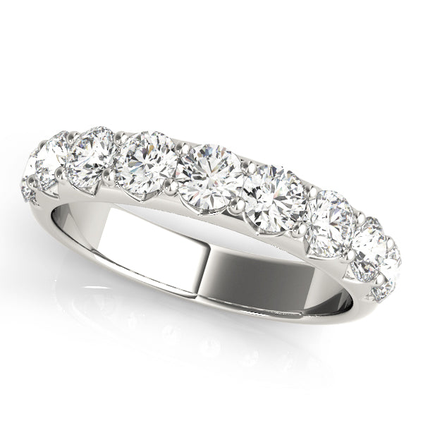 Chrysanthemum Prong Set Wedding Band, product view 3 | Southern Star Diamonds