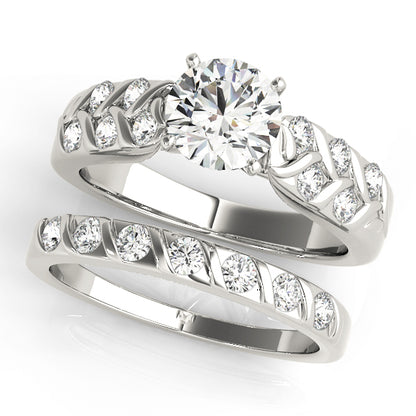 Boobyalla Multirow Engagement Ring - On Set