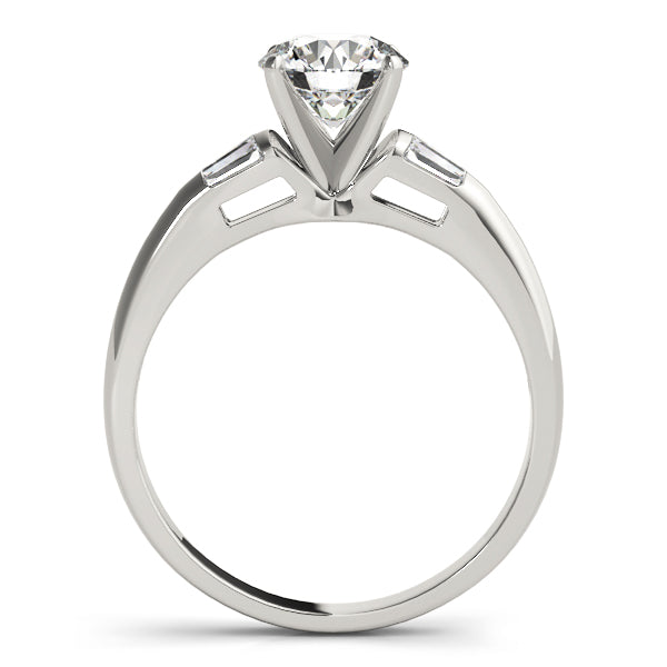 Lythrum Three Stone Engagement Ring - Side