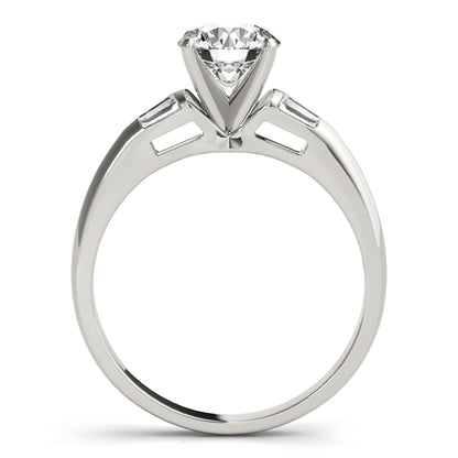 Lythrum Three Stone Engagement Ring - Side