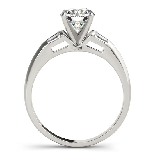 Lythrum Three Stone Engagement Ring - Side