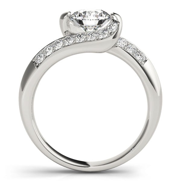 Gompholobium Multirow Engagement Ring - Side