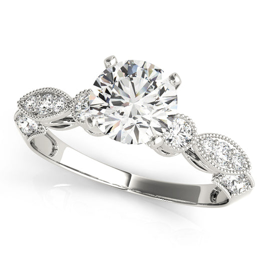 Quassia Multirow Engagement Ring - Front