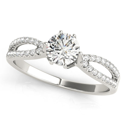 Stenocarpus Multirow Engagement Ring - Front
