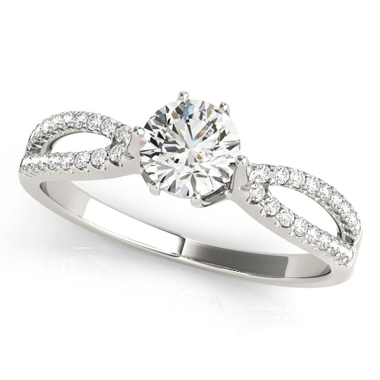 Stenocarpus Multirow Engagement Ring - Front