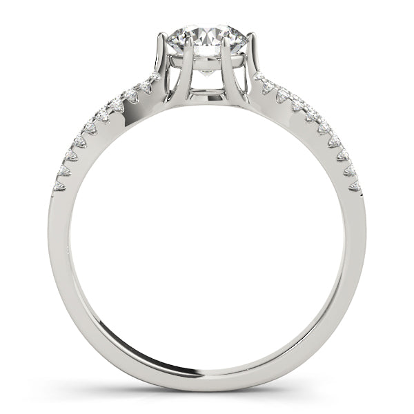 Stenocarpus Multirow Engagement Ring - Side