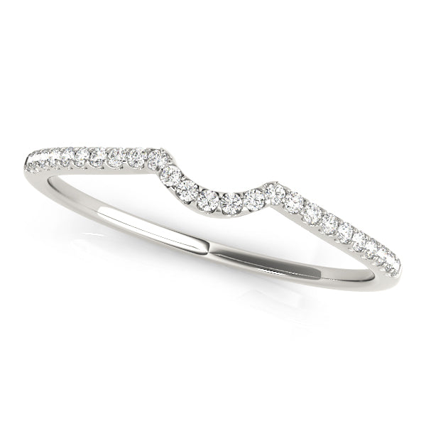 Thryptomene Curved Wedding Band, product view 3 | Southern Star Diamonds
