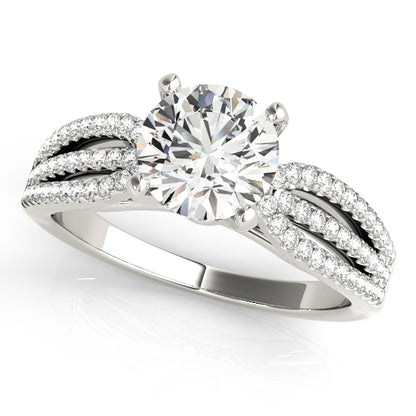 Daviesia Multirow Engagement Ring - Front