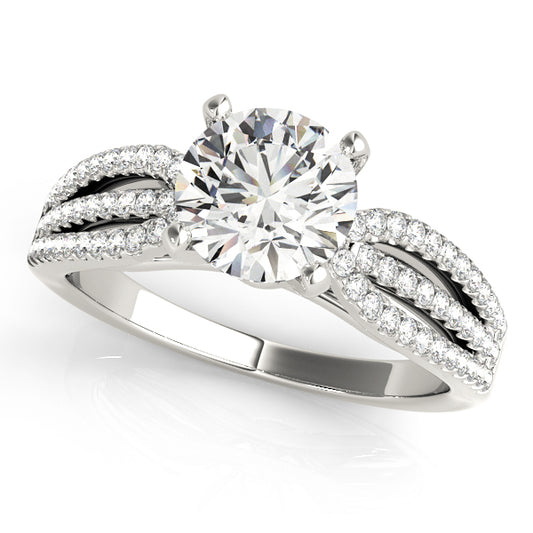 Daviesia Multirow Engagement Ring - Front