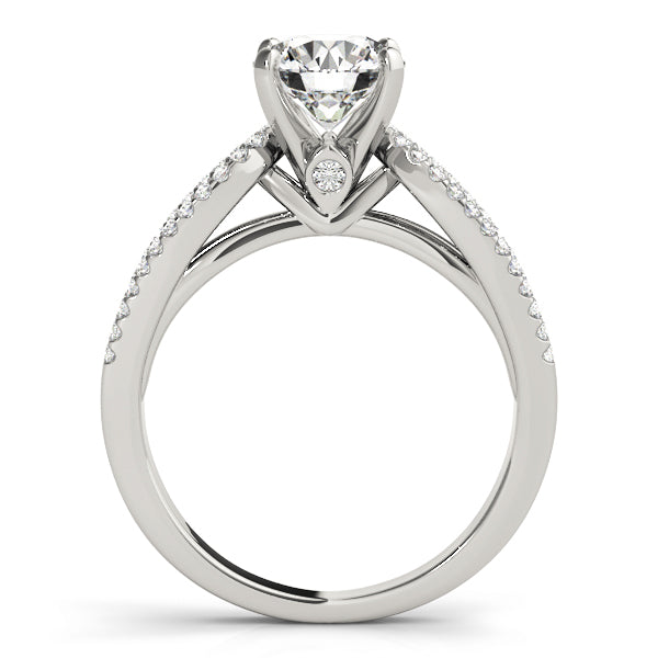 Daviesia Multirow Engagement Ring - Side