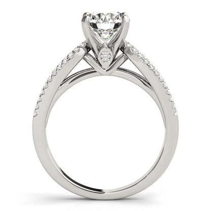 Daviesia Multirow Engagement Ring - Side