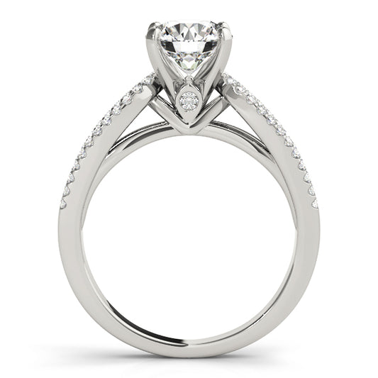 Daviesia Multirow Engagement Ring - Side