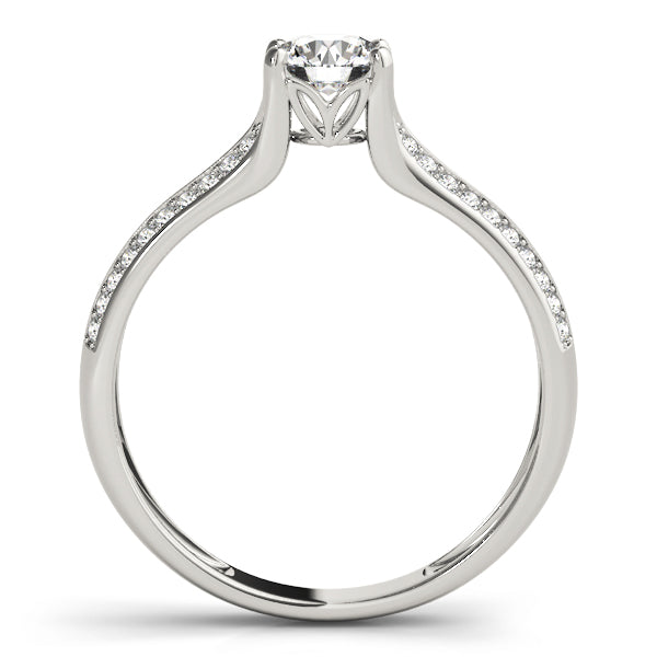 Xylomelum Multirow Engagement Ring - Side