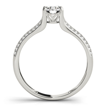 Xylomelum Multirow Engagement Ring - Side