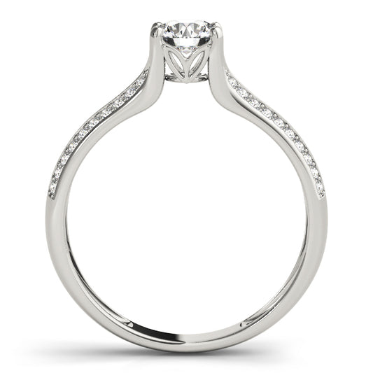 Xylomelum Multirow Engagement Ring - Side