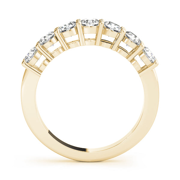 8 Stone Wedding Band