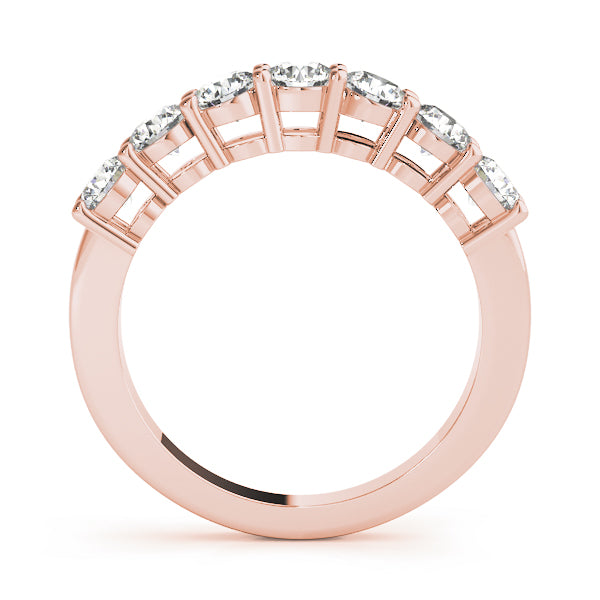 8 Stone Wedding Band