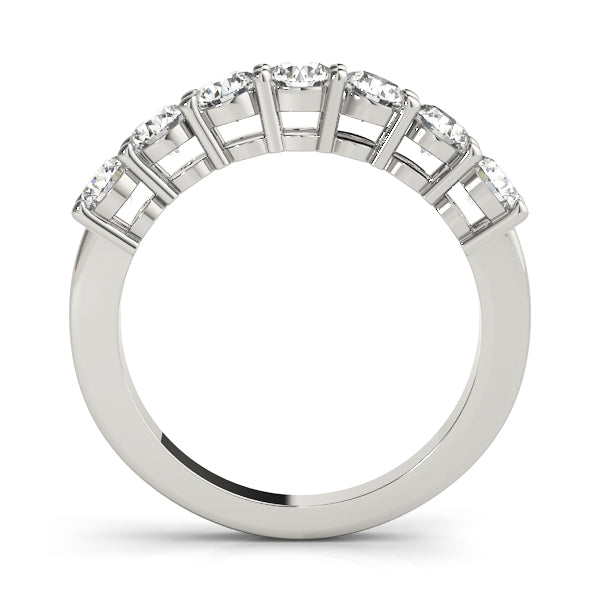 8 Stone Wedding Band